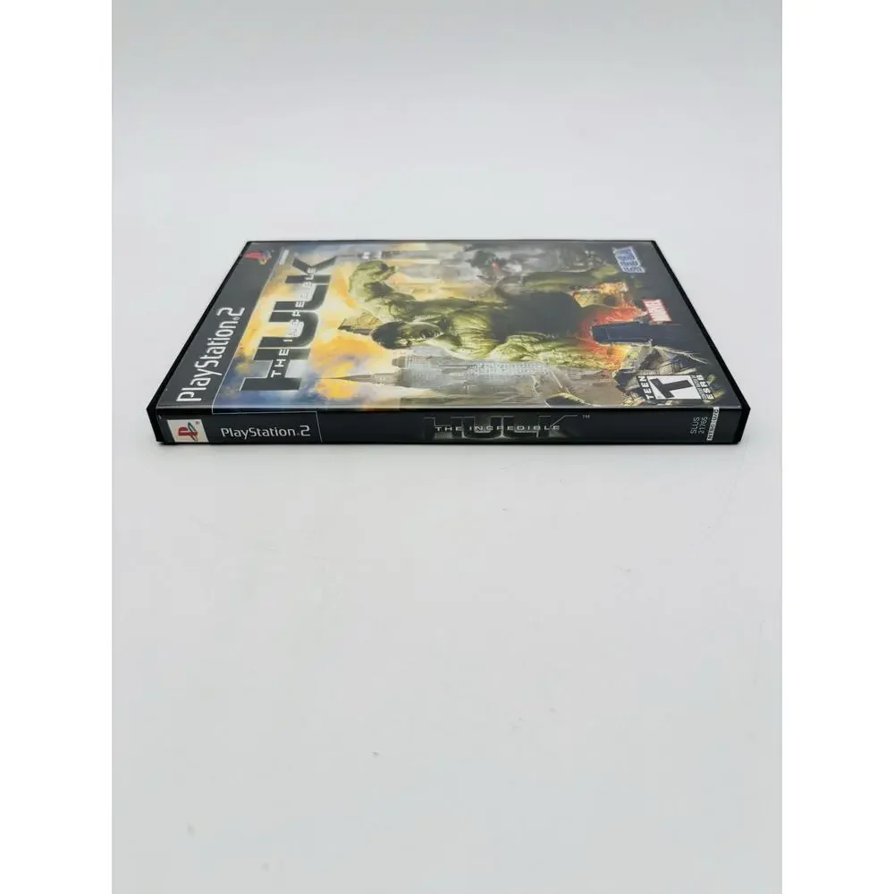 The Incredible Hulk PS2 (Sony Playstation 2, 2008) - CIB Complete Tested Works